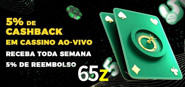 Promoções do cassino ao Vivo 65z